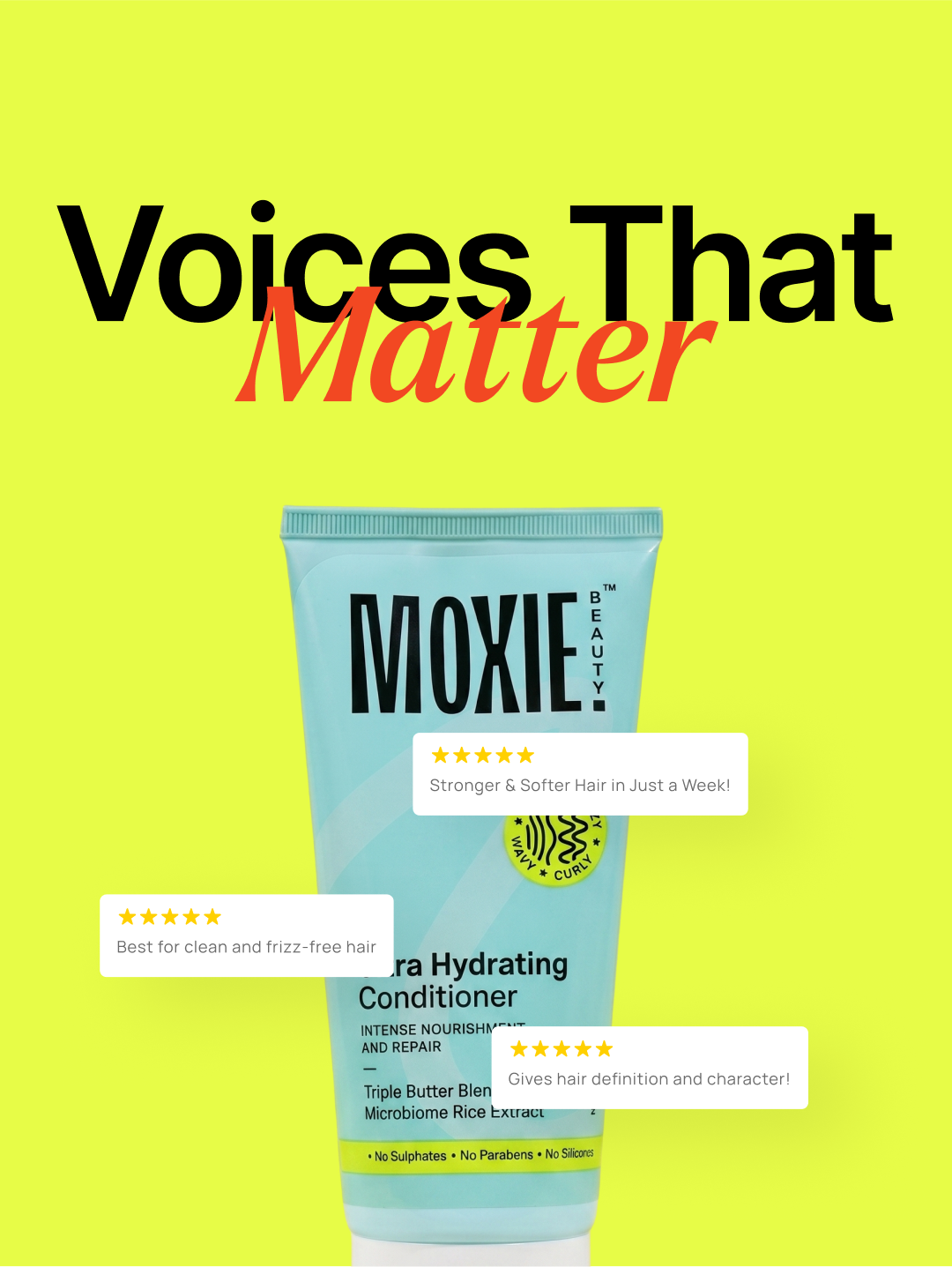 Moxie Instagram post with five-star review callouts