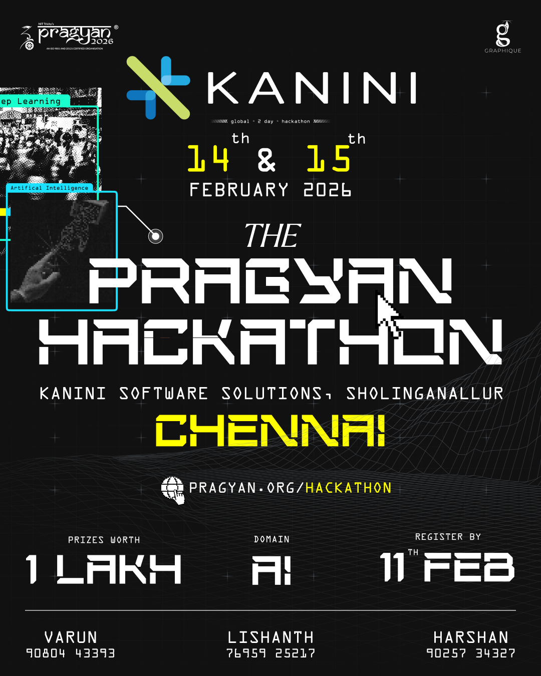 Pragyan Hackathon Instagram announcement post