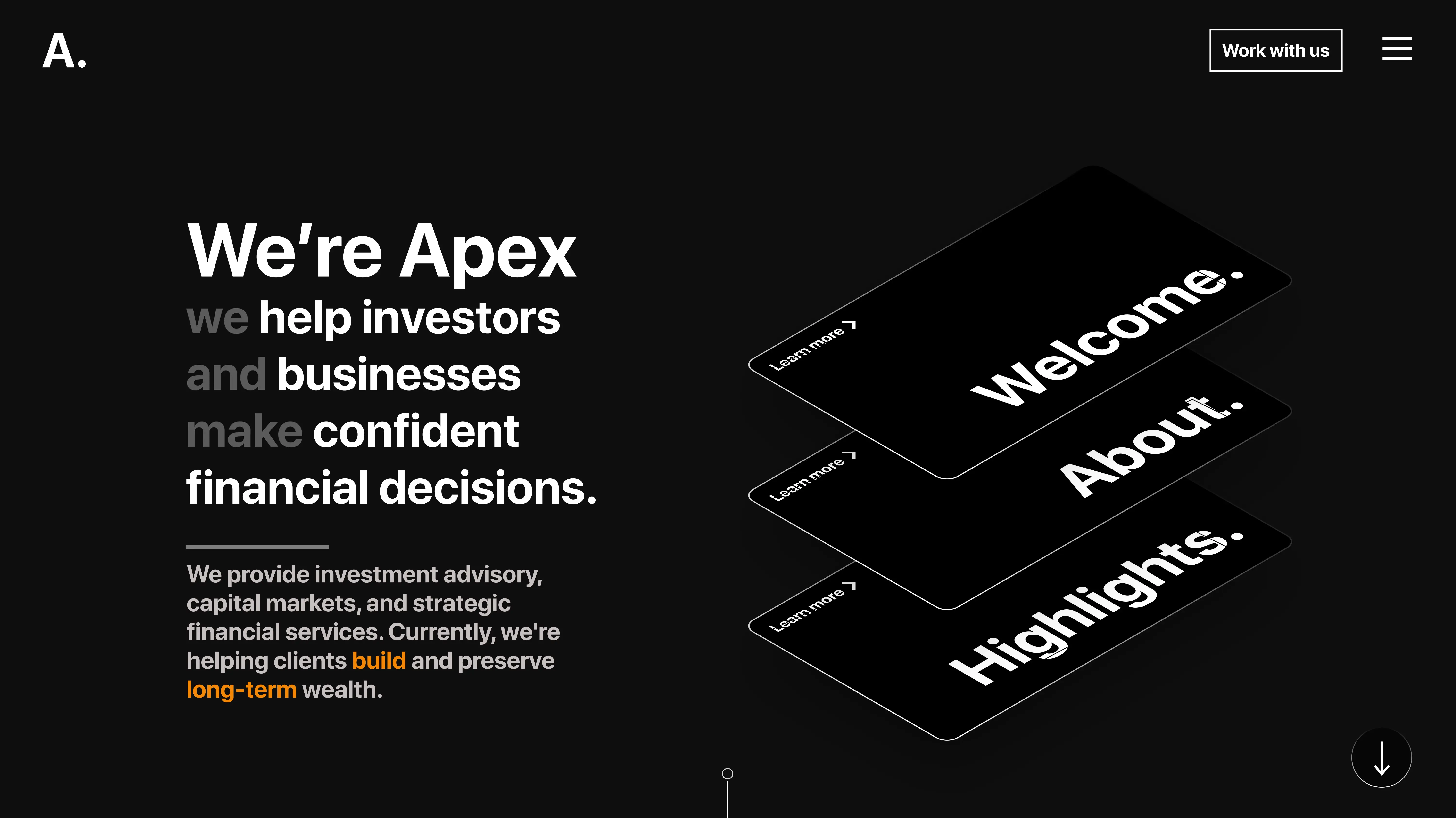 Apex landing board